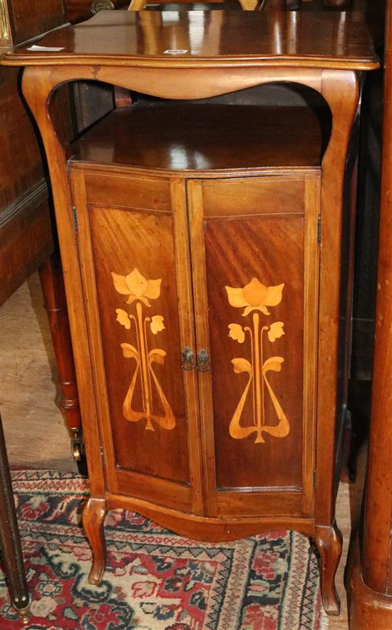 Edwardian inlaid cabinet